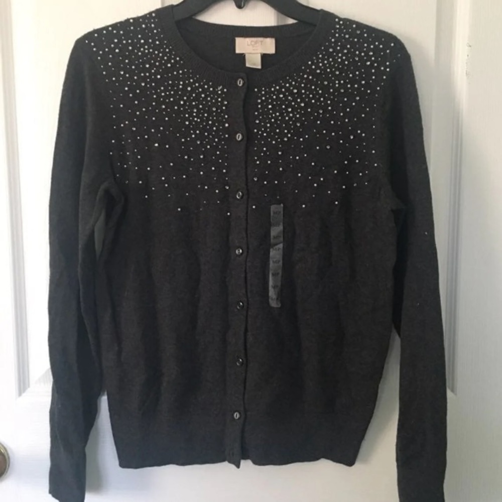 LOFT jewel sweater